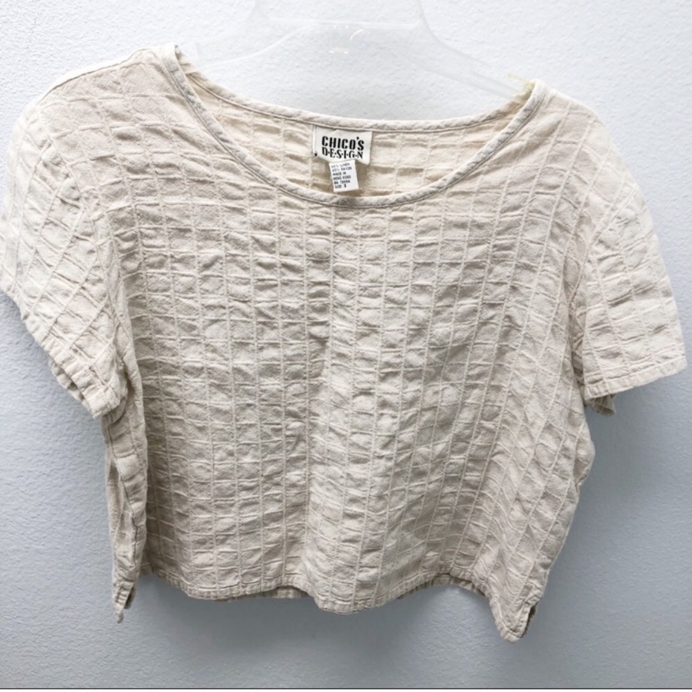 Crop Top by Chico design Cream size 3